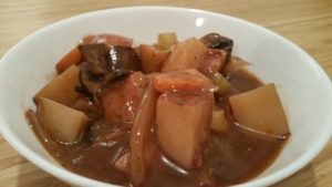 portobello vegan beef(less) stew