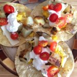 Scrambled Egg and Pan-Potato Tacos